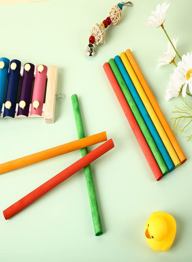 Yookeer 30 Pcs Rhythm Sticks for Kids Bulk 5 Colors Wooden Lummi Sticks Music Toys Percussion Instruments for Kids Toddler Present, Girls Boys Classroom Play Music Learning(20 cm/ 8 Inches) - Image 3